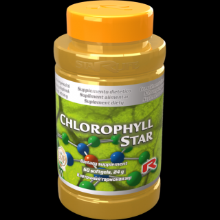 CHLOROPHYLL STAR, 60 tab. - Podpora funkcií svalov, nervov a srdca