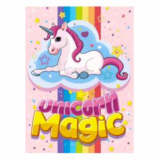 Detská flísová deka Magic Unicorn - 100 x 140 cm
