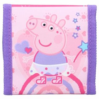 Detská textilná peňaženka Miracle Peppa Pig