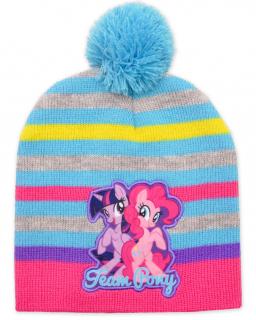Dievčenská čiapka s brmbolcom My Little Pony - Team Pony 52 cm