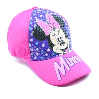 Dievčenská šiltovka  Minnie Mouse  - ružová 54 cm