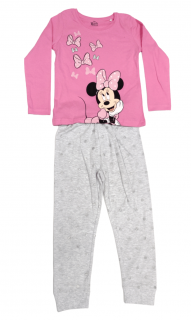 Dievčenské bavlnené pyžamo Minnie mouse - Bowtie 104 / 3–4 roky, Ružová