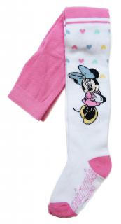 Dievčenské pančušky Heart Minnie Mouse 116–122 / 6–7 rokov, Ružová