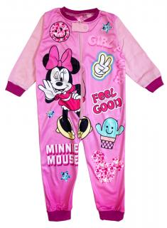 Dievčenské pyžamo overal Feel Good Minnie Mouse 104 / 3–4 roky, Svetlo ružová