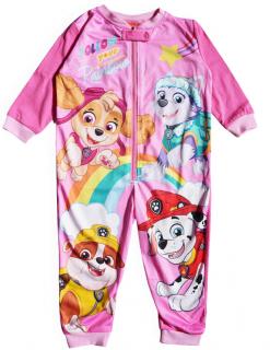 Dievčenské pyžamo overal Rainbow Paw Patrol 104 / 3–4 roky, Fuchsiová