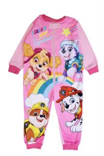 Dievčenské pyžamo overal Rainbow Paw Patrol 104 / 3–4 roky, Ružová