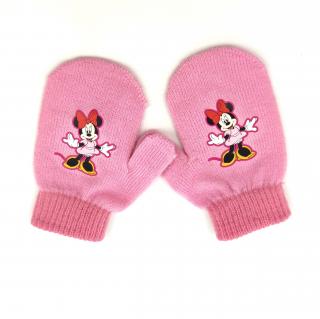 Dievčenské rukavice Minnie Mouse Svetlo ružová