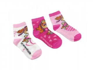 Dievčenské vysoké ponožky Skye Paw Patrol - 3 ks 27–30
