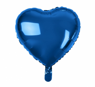 Fóliový balón 18  - Modré srdce