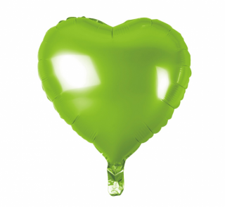 Fóliový balón 18  - Zelené srdce