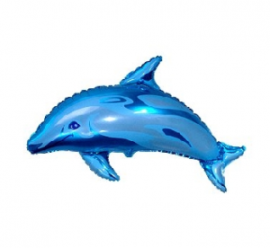 Fóliový balón 24  - Blue Dolphin