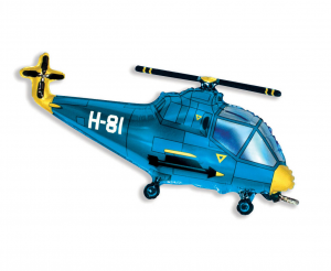 Fóliový balón 24  - Modrá helikoptéra