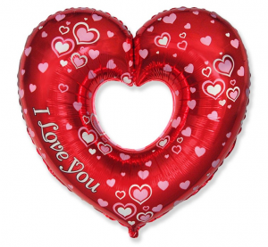 Fóliový balón 24  - Srdce v srdci