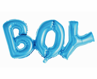 Fóliový balón na vzduch nápis BOY
