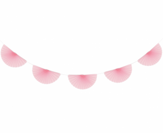 Girlanda Pink semicircle - 300 cm