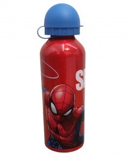 Hliníková fľaša na pitie Spider-man 500ml Červená