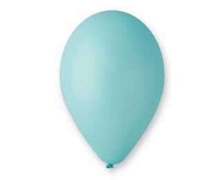 Latexový balón Pastelový 12  / 30 cm - tyrkysovo modrá