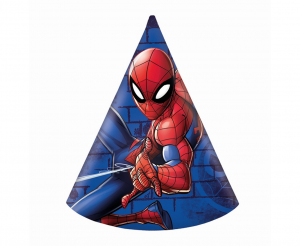 Papierové klobúčiky Spider-man Team Up - 6 ks