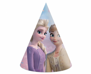 Papierové klobúčiky Wind Spirit Frozen - 6 ks