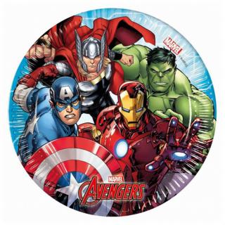 Papierové taniere Avengers - 8 ks / 20 cm