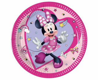 Papierové taniere Minnie Mouse  - 8 ks / 20 cm