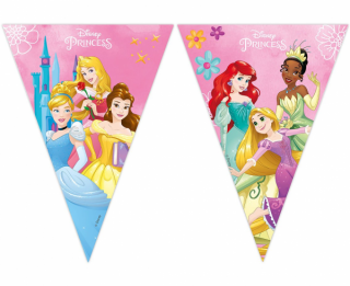 Vlajky na párty Disney Princess - 230 cm