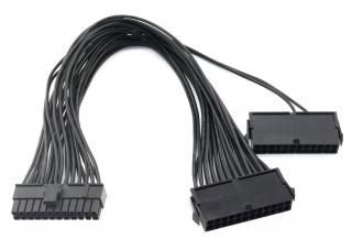 Adaptér ATX pro 2 napájecí zdroje k PC 24 pin