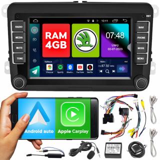 Autoradio navigace 2DIN NCS RS-404Q4 7  Škoda Android Apple 4GB RAM GPS