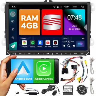 Autoradio navigace 2DIN NCS RS-405Q4 9  Seat Alhambra 2010 - 2020 Android Apple 4GB RAM GPS