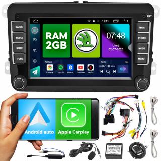Autoradio navigace NCS-RS404Q s displejem 7  a systémem Android GPS ŠKODA 2GB RAM 32GB ROM 4x55W