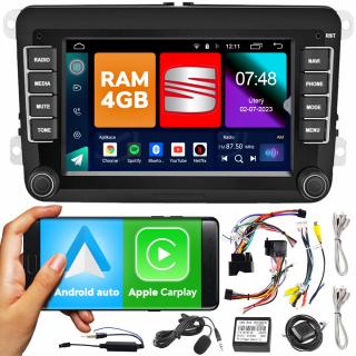 Autoradio navigace NCS-RS404Q4 s displejem 7  a systémem Android GPS SEAT 4GB RAM 64GB ROM 4x55W