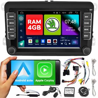 Autoradio navigace NCS-RS404Q4 s displejem 7  a systémem Android GPS ŠKODA 4GB RAM 64GB ROM 4x55W