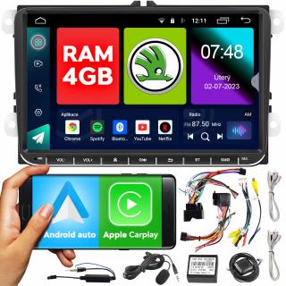 Autorádio navigace NCS-RS405Q4 s displejem 9  a systémem Android GPS ŠKODA 4GB RAM 64GB ROM 4x55W