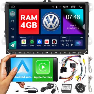 Autorádio navigace NCS-RS405Q4 s displejem 9  a systémem Android GPS VW Volkswagen 4GB RAM 64GB ROM 4x55W