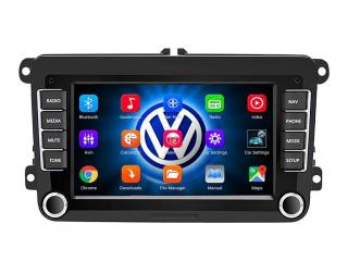 Autorádio navigace s displejem 7  a systémem Android GPS VW Volkswagen 1GB RAM 16GB ROM 4x55W