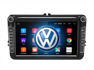 Autorádio navigace s displejem 8  a systémem Android GPS VW Volkswagen 1GB RAM 16GB ROM 4x55W