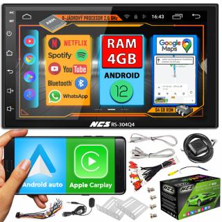 Autorádio NCS-RS304Q4 2DIN 7  Android GPS 4GB RAM 64GB ROM 4x55W