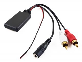 Bluetooth adaptér s konektory AUX RCA  a vstupem na mikrofon k autorádiu