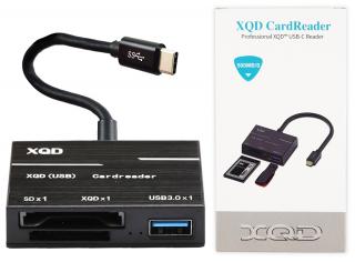 Čtečka paměťových karet XQD / SD / SDHC / SDXC / se vstupem USB-C