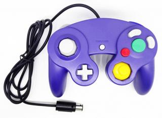 Gamepad ovládač pro Nintendo Gamecube NGC W Farba: Fialová