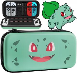 Obal odolný kryt pouzdro Bulbasaur na Nintendo Switch a Nintendo Switch OLED limitovaná edice Pokemon