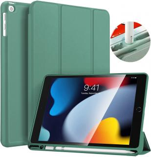 Obal pouzdro na Apple iPad GEN 7, 8, 9 10.2  (2019, 2020, 2021) Farba: Zelený