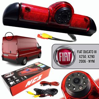 Parkovací, couvací  kamera v zadním brzdovém světle  pro dodávky FIAT Ducato III X250, X290, (2006-teraz)