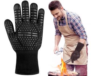 Žáruvzdorná velká rukavice chňapka na grilování vaření