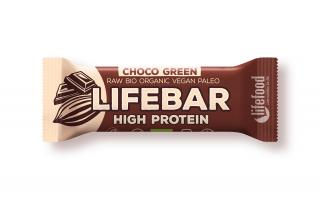 Bio proteínová tyčinka - čokoládová so spirulinou, 47 g