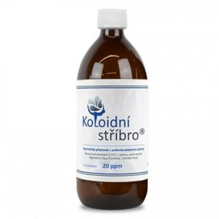 Koloidní stříbro 20ppm, 1000 ml