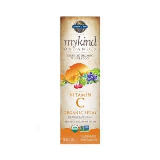 Mykind Organics - Vitamín C v spreji s príchuťou pomaranča a mandarínky, 58 ml