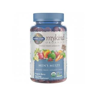 Mykind Organics - žuvacie multivitamíny pre mužov z organického ovocia, 120 gumídkov