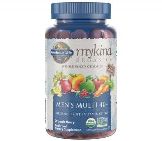Mykind Organics - žuvacie multivitamíny z organického ovocia pre mužov 40+, 120 gumidkov