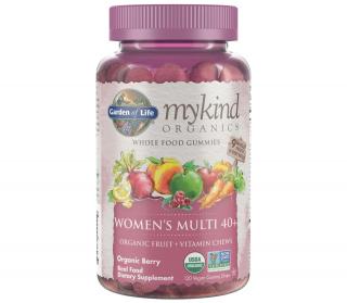 Mykind Organics - žuvacie multivitamíny z organického ovocia pre ženy 40 +, 120 gumídkov